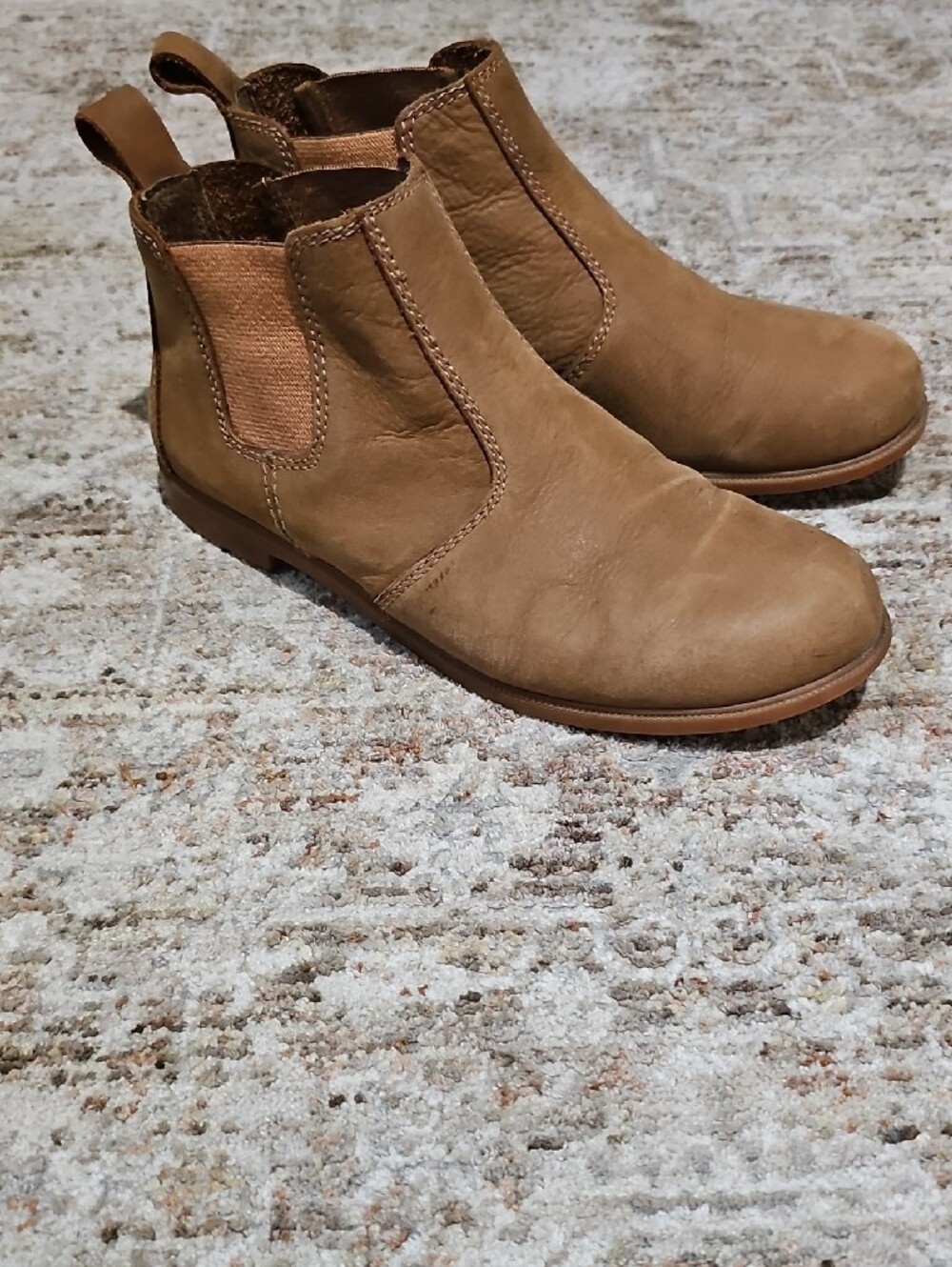 Kodiak Women's Tan Leather Ankle Boots-Size 8 - Picture 3 of 7